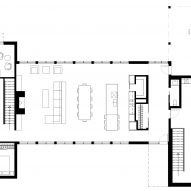 Ground floor plan of the Comtois residence by DKA