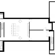 Upper floor plan of the Comtois residence by DKA