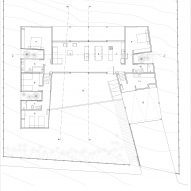 Ground floor plan of Casa Ferran by ERRE Arquitectos
