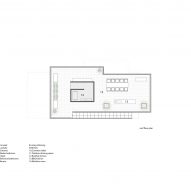 Roof plan of Floating House in Vietnam by SDA