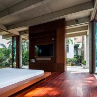 Interior of Floating House in Vietnam by SDA