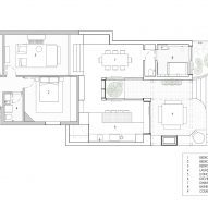 Floor plan of the Marrickville House by Emily Sandstrom