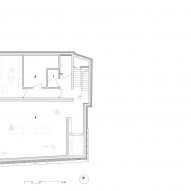 Basement plan of the Gilbert & George Centre