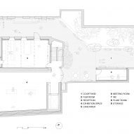 Ground floor plan of the Gilbert & George Centre