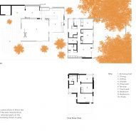 Floor plan of Hampstead House renovation by Coppin Dockray in London