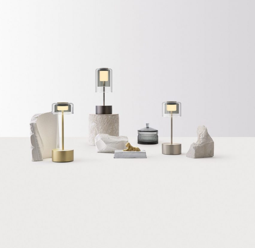 Hemera table lamp by Voltra