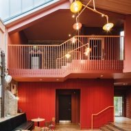 Citizens Design Bureau adds "volcanic colours" to arts and circus space in former church