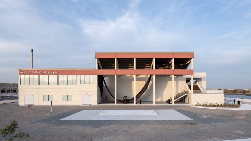 Kalba Ice Factory arts venue in Sharjah, UAE, by 51-1 Arquitectos