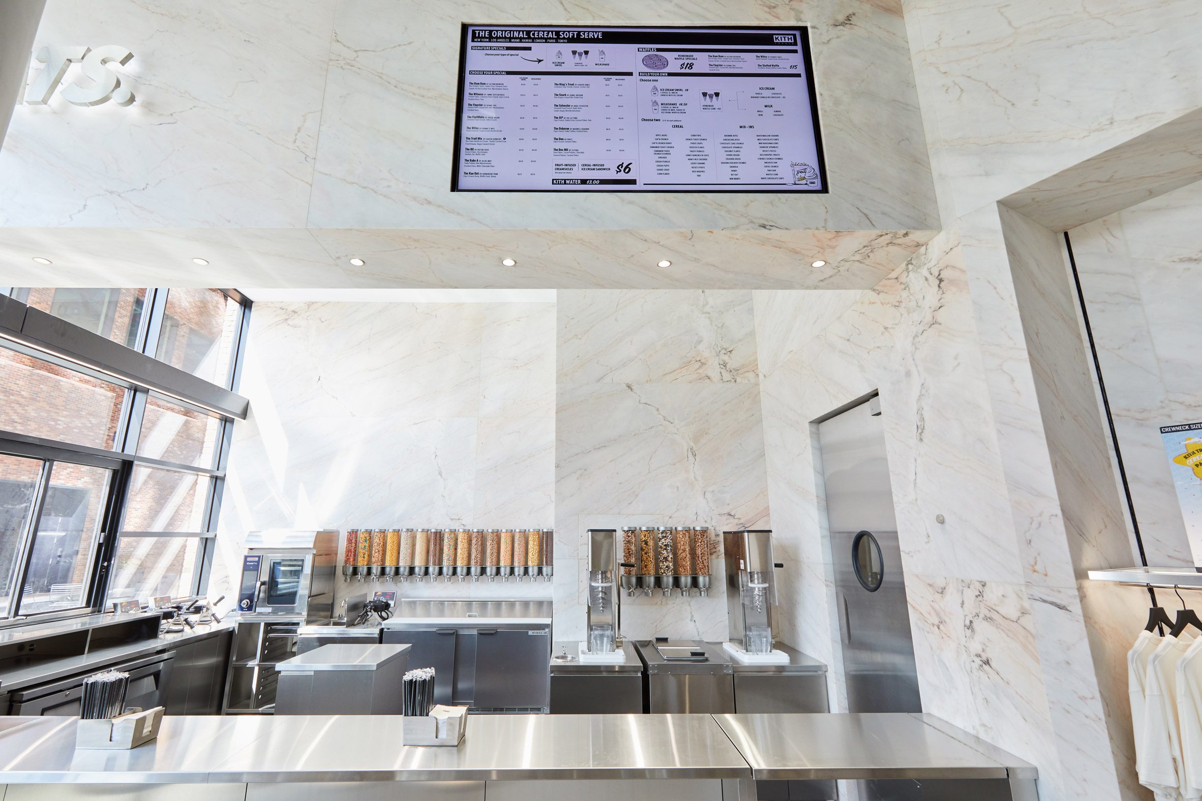 Marble snack bar