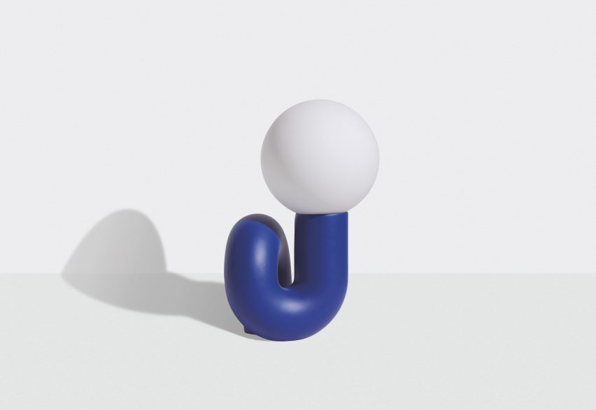 Squiggly table lamp by Petite Friture