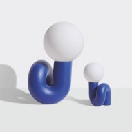 Blue Neotenic lamp by Jumbo for Petite Friture