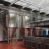 Pihlmann Architects creates sleek brewery in former Copenhagen slaughterhouse