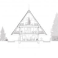 Plan for Kloboucká lesní headquarters by Mjölk Architekti