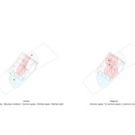 Diagram drawings of the home in Vietnam by Ra.atelier and NGO + Pasierbinski