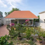 Dezeen Agenda features Vietnamese family home with oversized roof