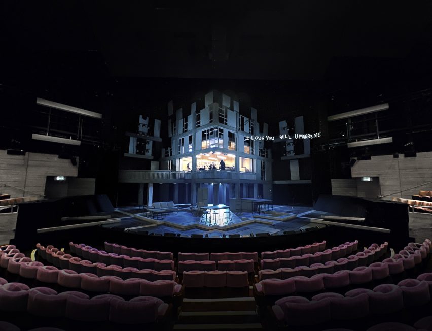 Set design by Ben Stones for Standing at the Sky's Edge at the National Theatre