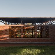 Exterior of Wayair School in Tanzania by Jeju Studio