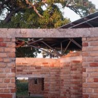 Exterior of Wayair School in Tanzania by Jeju Studio