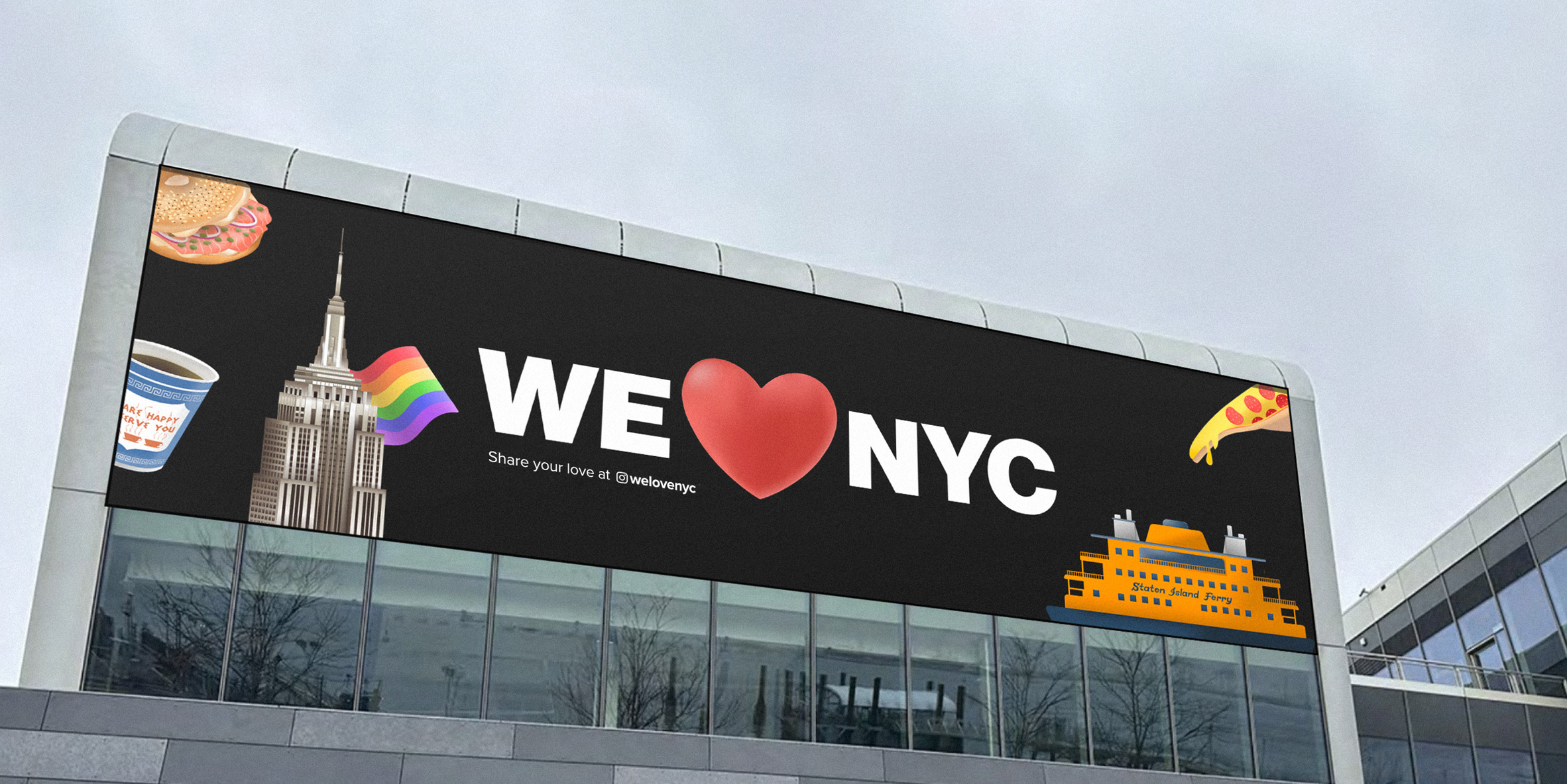 We Heart NYC logo by Graham Clifford for Partnership for New York City