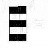 Floor plan of Wooden House by the Lake by Appels Architekten