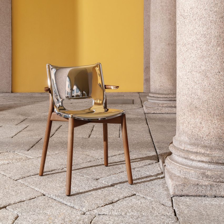 Alessi moves into furniture with Poêle chair by Philippe Starck for Alessi