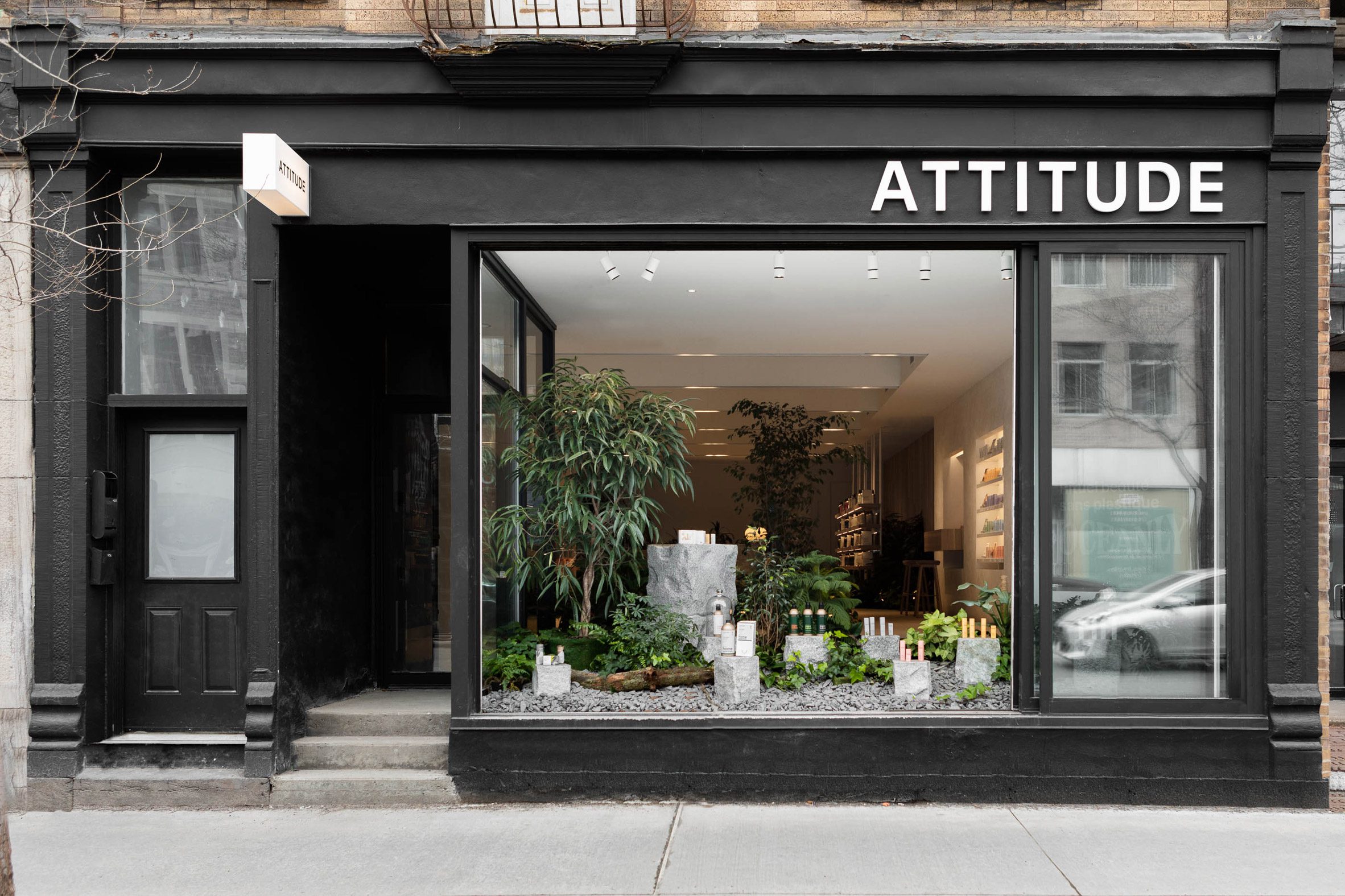 Attitude storefront on Saint Denis Street