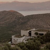 Block722 nestles O Lofos house into Crete mountainside
