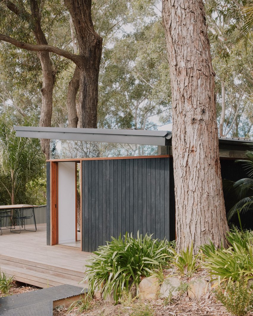 Charred-wood exterior of Bush Studio by Dane Taylor