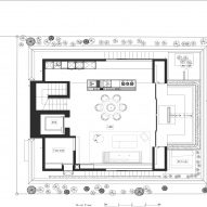 First floor plan of C4L House by Cubo Design Architects