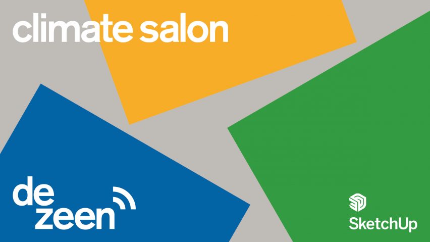 Dezeen x Sketchup Climate Salon brand identity