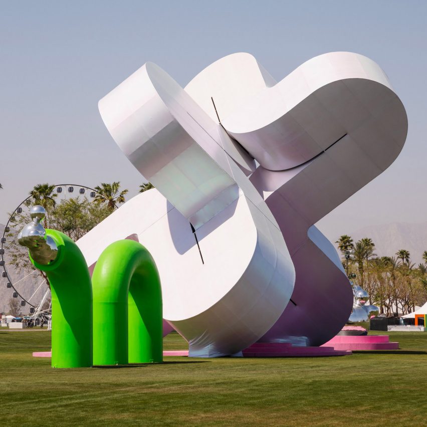 Four monumental installations and artworks at Coachella 2023 Designlab