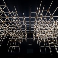 Preciosa creates "labyrinth of rhythm and light" at Milan design week