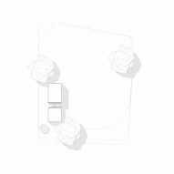 Site plan of the tiny house in Ecuador by PJCArchitecture