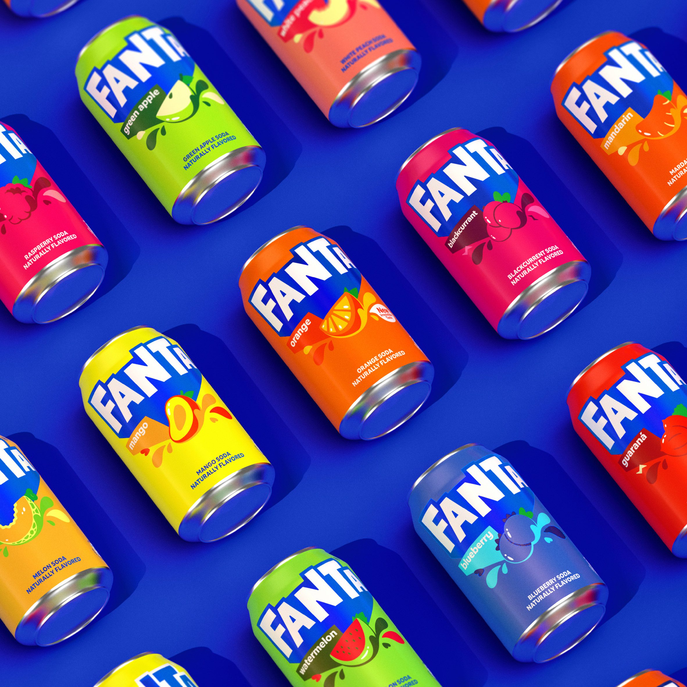 Fanta rebrands with truly playful universal identity