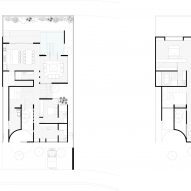 First and second floor plans