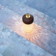 Folia crystal glass outdoor lamp by Saint-Louis