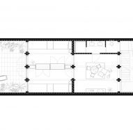 Ground floor plan at House 1616 by Harquitectes