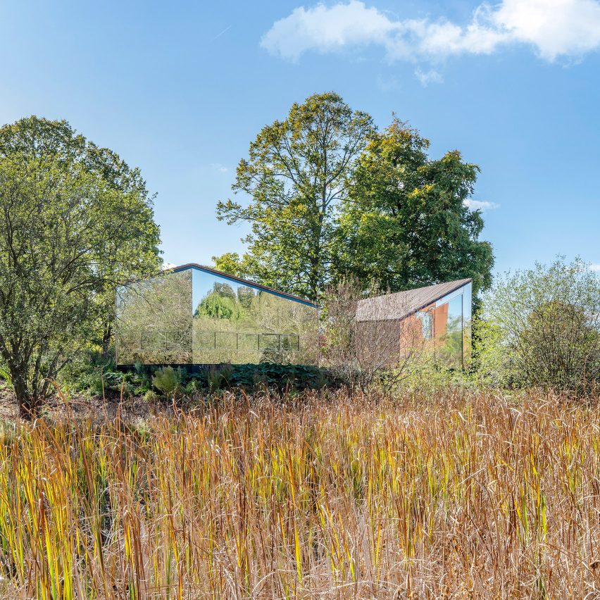 Exterior of Harwell Hide by Bell Phillips