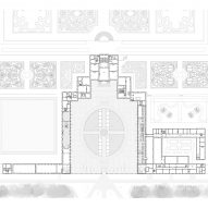 First floor plan of Museum Paleis Het Loo by Kaan Architecten