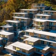 Dezeen Debate features "unsettling" staggered housing on Japanese hillside