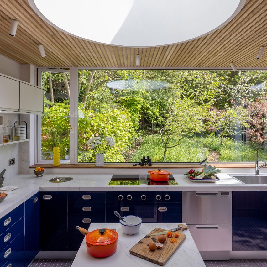 Kitchen in the Woods by A Small Studio