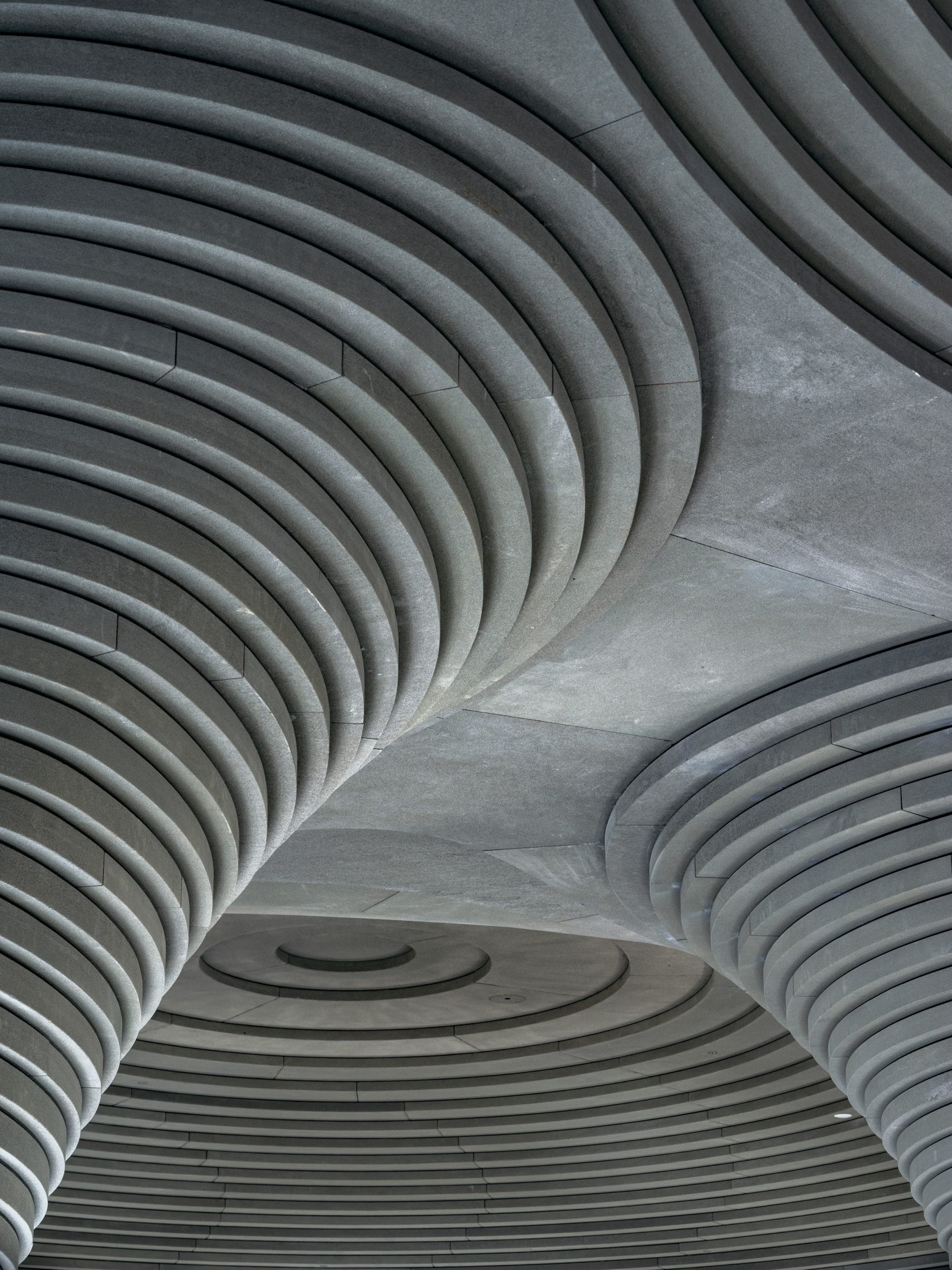 Interior detail of Fondazione Luigi Rovati Museum by Mario Cucinella Architects