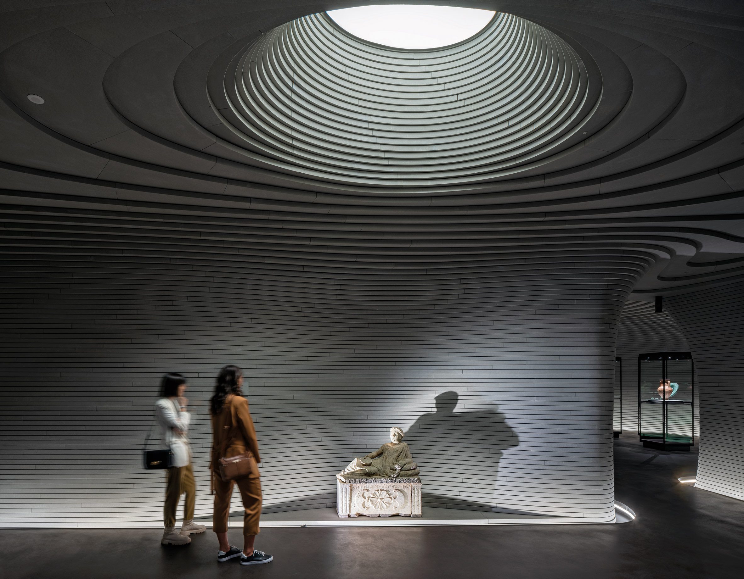 Basement of Fondazione Luigi Rovati Museum by Mario Cucinella Architects