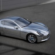 Maserati showcases first electric car at Milan design week