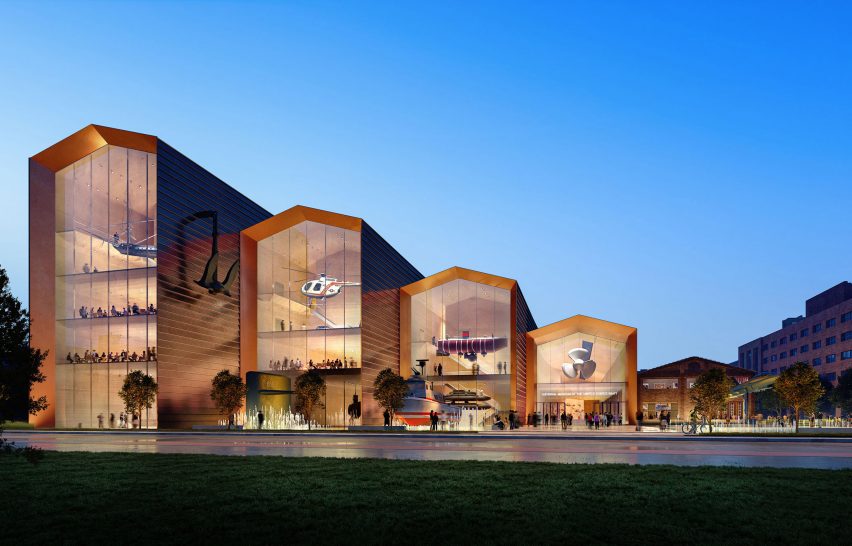 Large, Frank Gehry is among the studios selected for the US Naval Museum