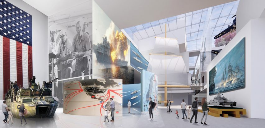 National Navy Museum designs by Gehry Partners