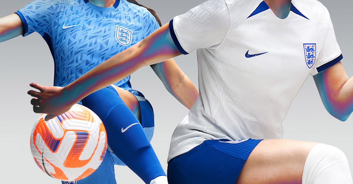 Prestatie impuls sarcoom Nike unveils period-conscious England women's kit with blue shorts