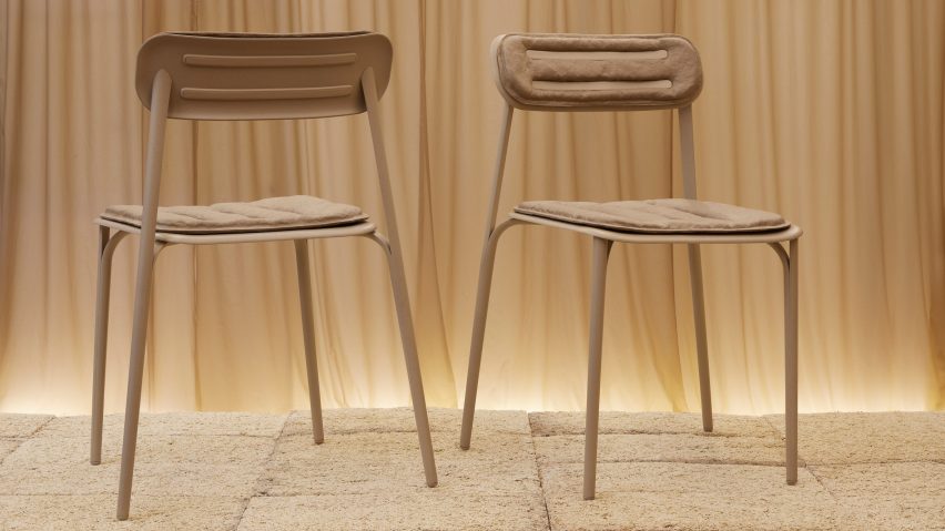 Two PEEL chairs by Prowl Studio at Alcova