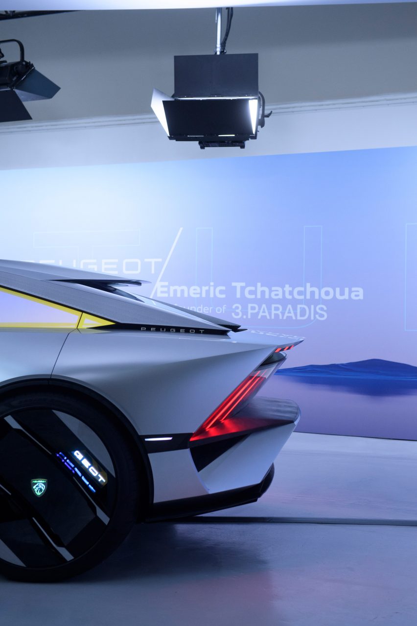 Rear of Peugeot Inception Concept