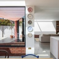 Interior of Pink House by Courtney McDonnell Studio